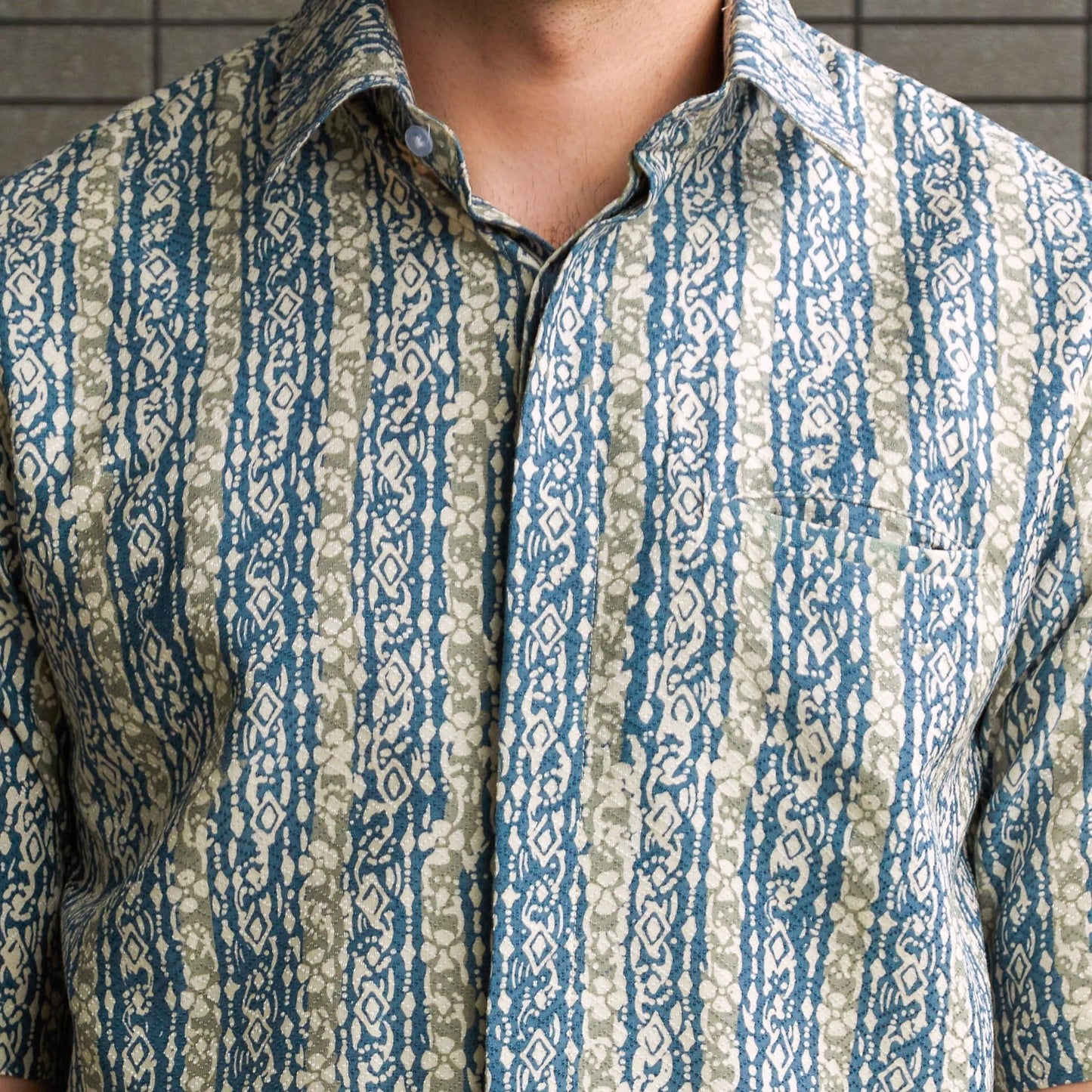 Bluris - Mandalas Kemeja Batik Pria Premium Lengan Pendek