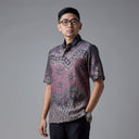 Delvid - Mandalas Kemeja Batik Pria Premium Lengan Pendek - Mandalas