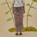 Delvid - Mandalas Set Sarimbit Couple Kemeja Lengan Panjang dan Rok Batik Premium - Mandalas