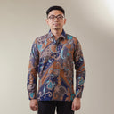 Denatavi - Mandalas Kemeja Batik Pria Premium Lengan Panjang - Mandalas