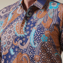 Denatavi - Mandalas Kemeja Batik Pria Premium Lengan Panjang - Mandalas