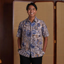 Denblu - Mandalas Kemeja Batik Pria Premium Lengan Pendek - Mandalas