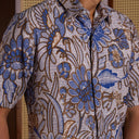 Denblu - Mandalas Kemeja Batik Pria Premium Lengan Pendek - Mandalas