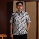 Denza - Mandalas Kemeja Batik Pria Premium Lengan Pendek - Mandalas
