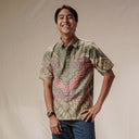 Dewat - Mandalas Kemeja Batik Pria Premium Lengan Pendek - Mandalas