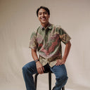 Dewat - Mandalas Kemeja Batik Pria Premium Lengan Pendek - Mandalas