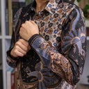 Dewidian - Mandalas Kemeja Batik Pria Premium Lengan Panjang - Mandalas