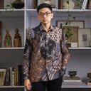 Dewidian - Mandalas Kemeja Batik Pria Premium Lengan Panjang - Mandalas