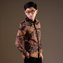 Diamate - Mandalas Kemeja Batik Pria Premium Lengan Panjang - Mandalas