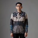 Dibsidian - Mandalas Kemeja Batik Pria Premium Lengan Panjang - Mandalas
