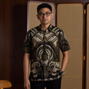 Dipati - Mandalas Kemeja Batik Pria Premium Lengan Pendek - Mandalas