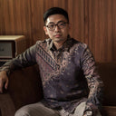 Divel - Mandalas Kemeja Batik Pria Lengan Panjang - Mandalas