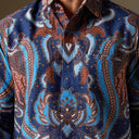 Dwipantara - Mandalas Premium Men’s Long Sleeve Batik Shirt - Mandalas