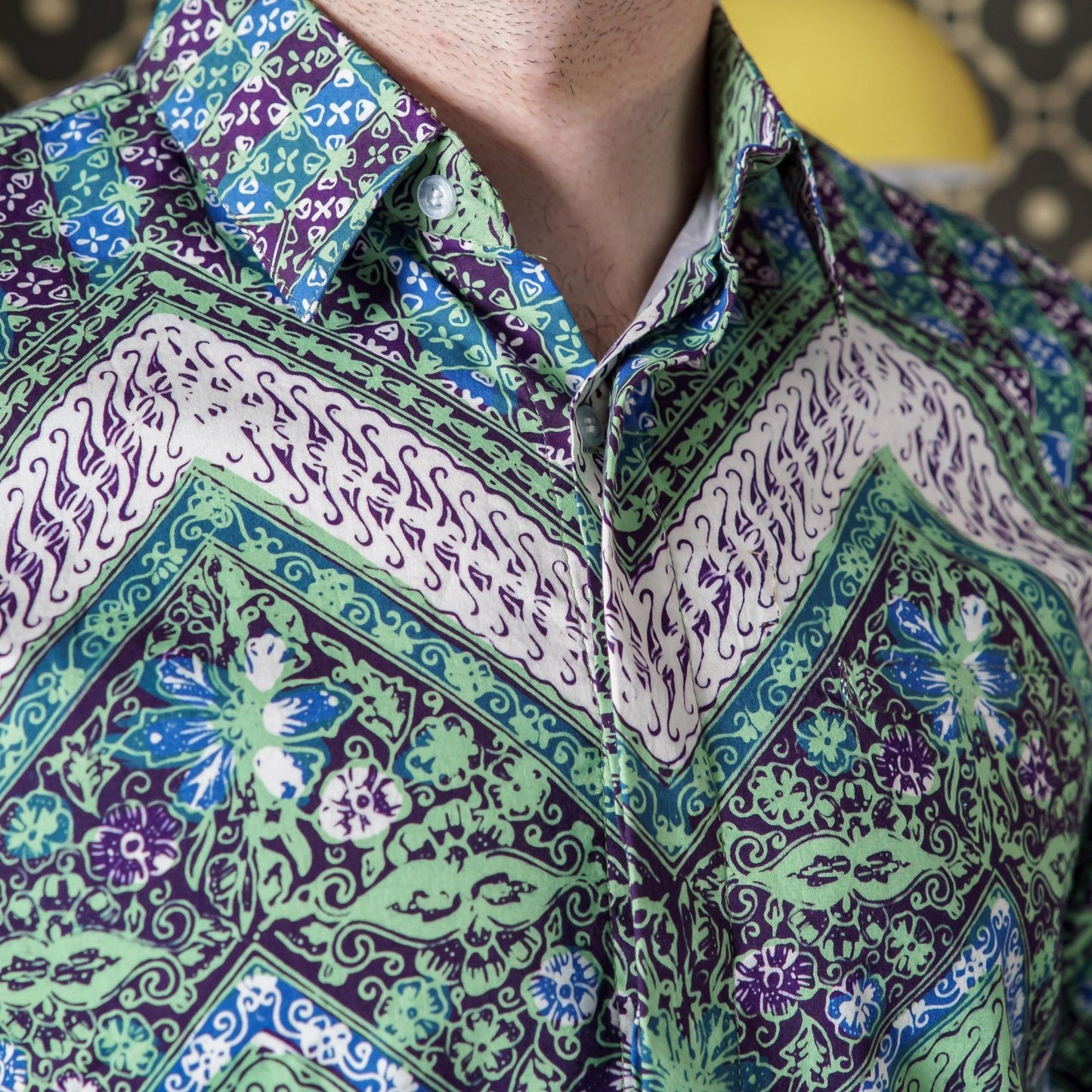 Wirarejo - Mandalas Kemeja Batik Pria Premium Lengan Pendek