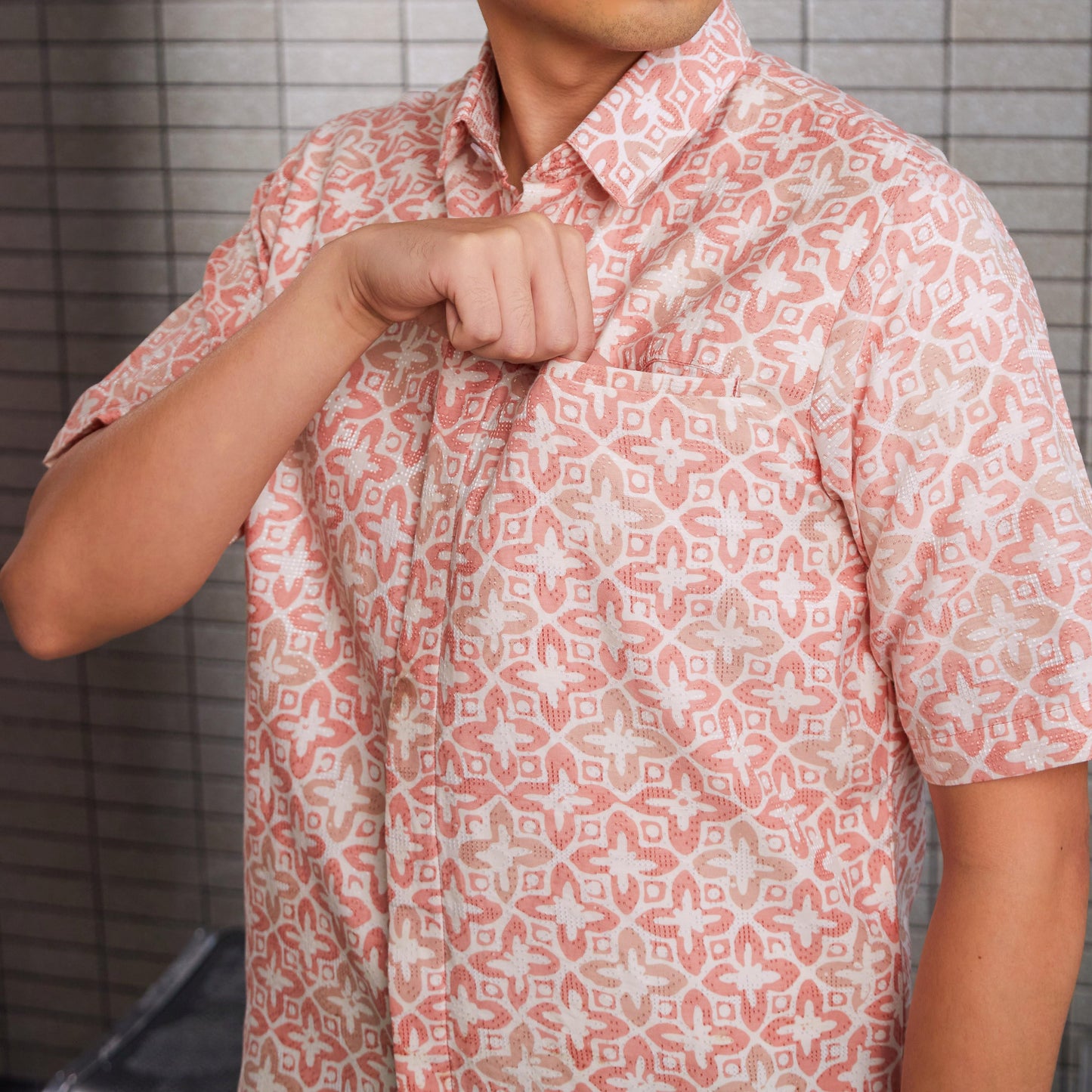 Sajjan - Mandalas Kemeja Batik Pria Premium Lengan Pendek