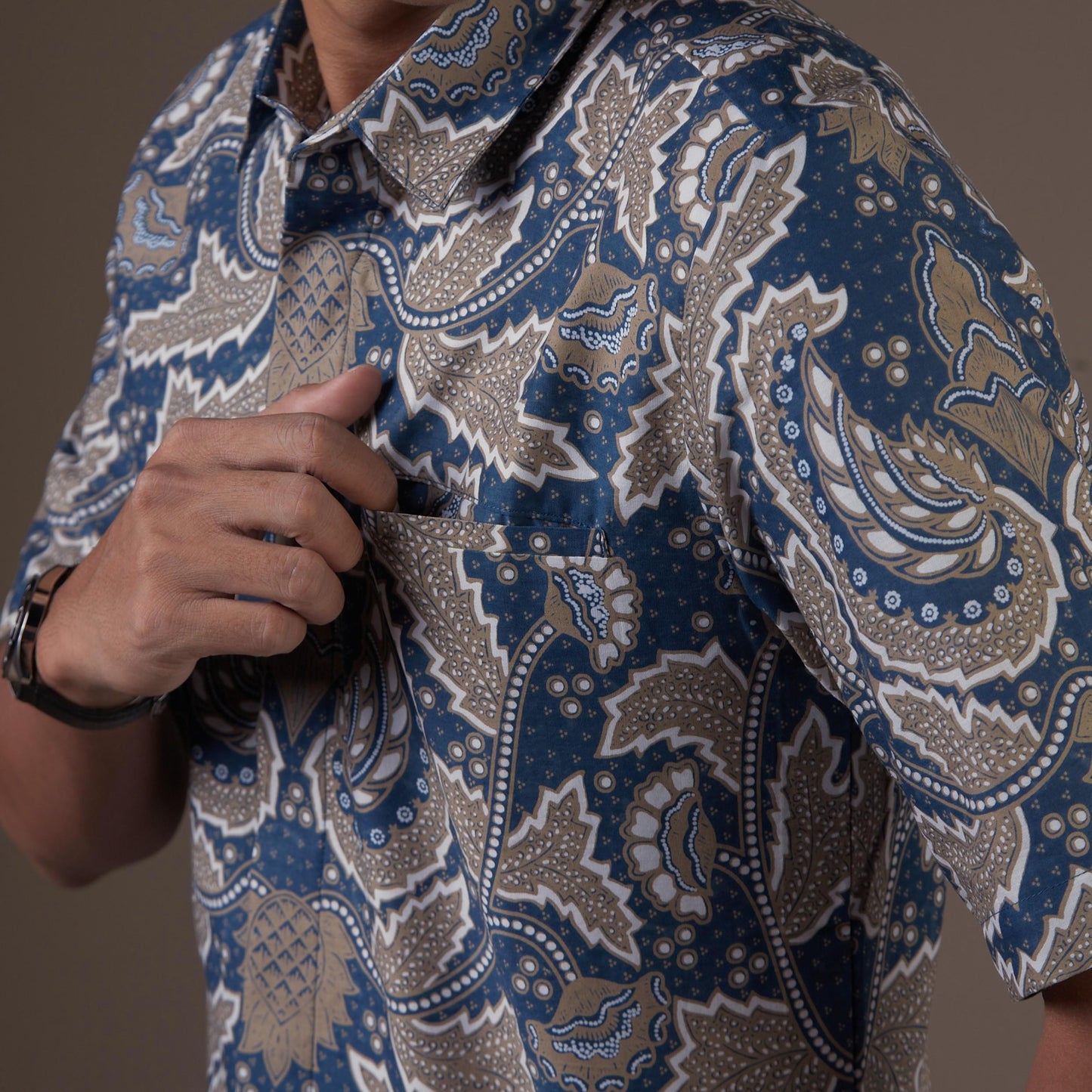 Wuranas - Mandalas Kemeja Batik Pria Premium Lengan Pendek