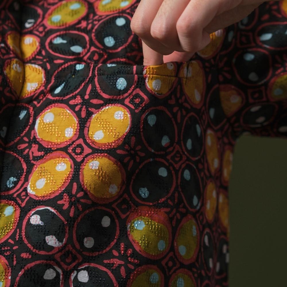 Panca - Mandalas Premium Men's Short Sleeve Batik Shirt