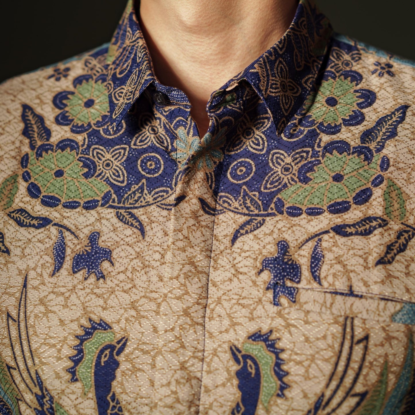 Hiraga - Mandalas Kemeja Batik Pria Premium Lengan Panjang