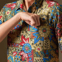 Elodara - Mandalas Premium Men’s Short Sleeve Batik Shirt - Mandalas