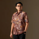 Eloning - Mandalas Premium Men’s Short Sleeve Batik Shirt - Mandalas