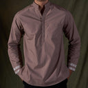 Emir Pecan - Mandalas Kemeja Koko Kurta Pria Premium Lengan Panjang - Mandalas