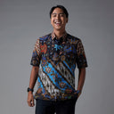 Estiru - Mandalas Kemeja Batik Pria Premium Lengan Pendek - Mandalas
