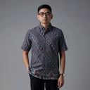 Etigo - Mandalas Kemeja Batik Pria Premium Lengan Pendek - Mandalas