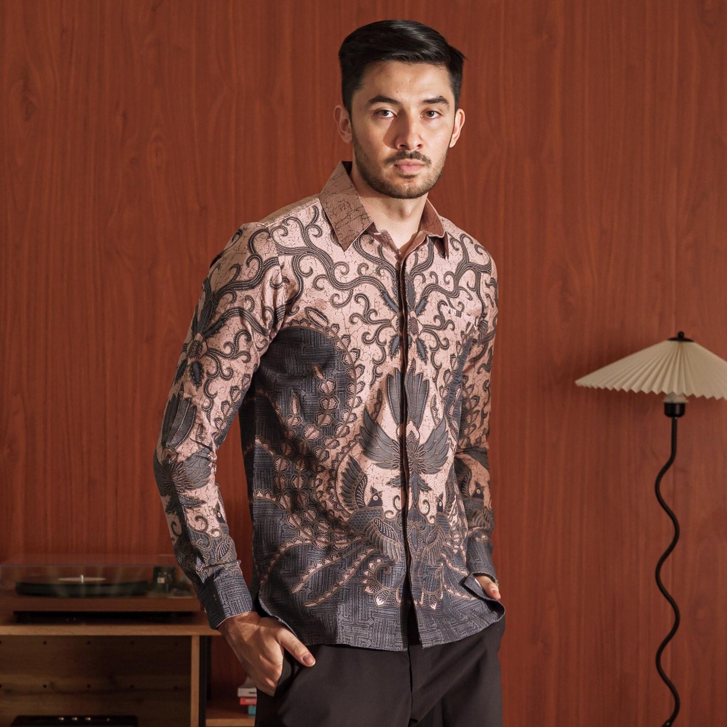 Nucean - Mandalas Kemeja Batik Pria Premium Lengan Panjang