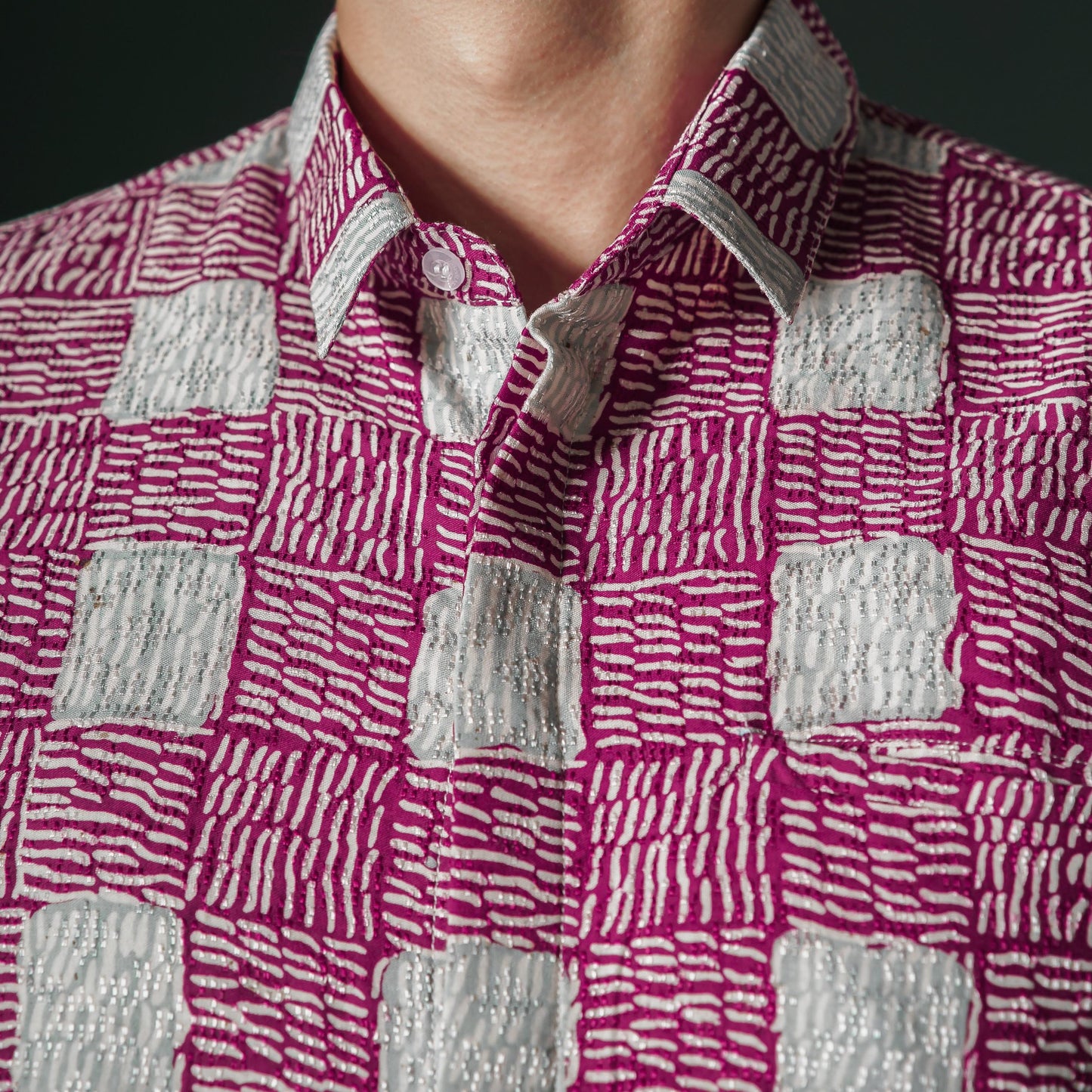 Hiero - Mandalas Premium Men's Short Sleeve Batik Shirt