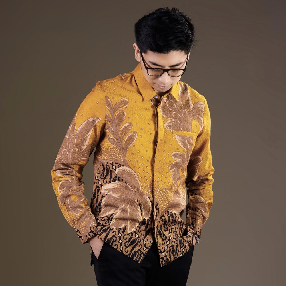 Ravaning - Mandalas Premium Men's Long Sleeve Batik Shirt
