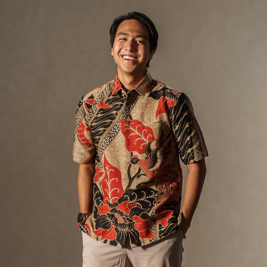 Kastuba - Mandalas Premium Men's Short Sleeve Batik Shirt