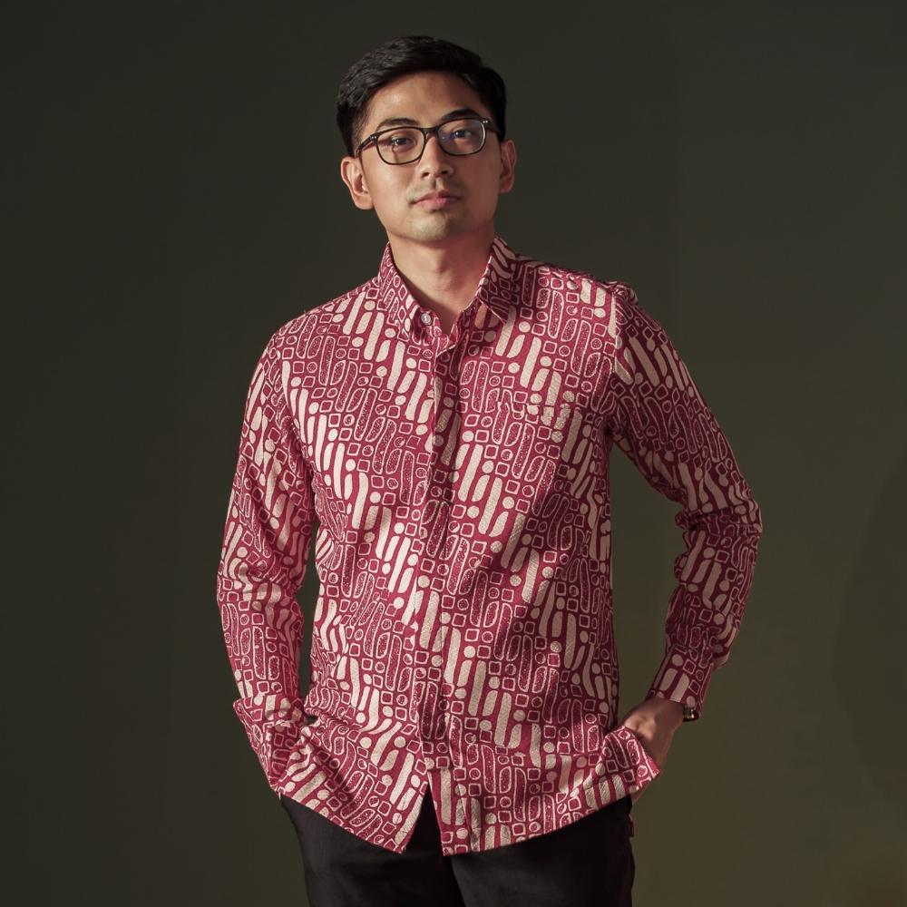 Bonaka - Mandalas Premium Men's Long Sleeve Batik Shirt