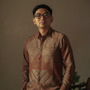 Fade - Mandalas Kemeja Batik Pria Premium Lengan Panjang - Mandalas