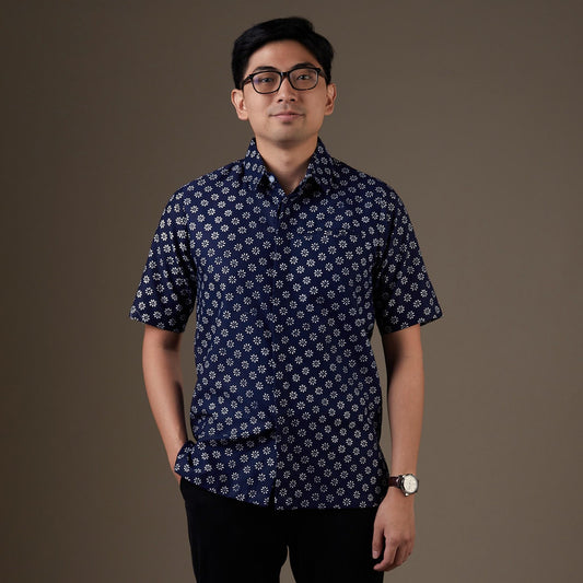 Daisiru - Mandalas Kemeja Batik Pria Premium Lengan Pendek