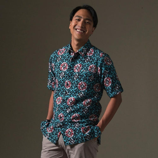 Pakubumi - Mandalas Kemeja Batik Pria Premium Lengan Pendek