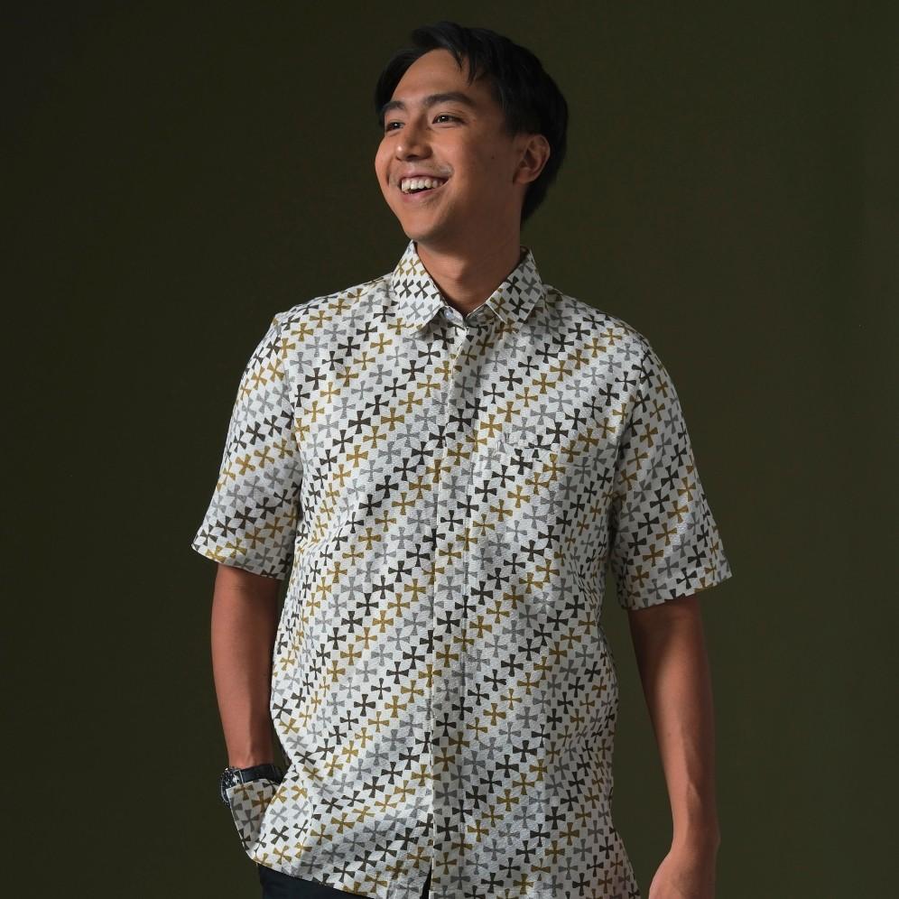 Motteo - Mandalas Premium Men's Short Sleeve Batik Shirt
