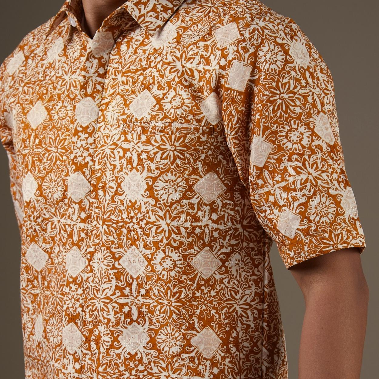 Haruki - Mandalas Kemeja Batik Pria Premium Lengan Pendek