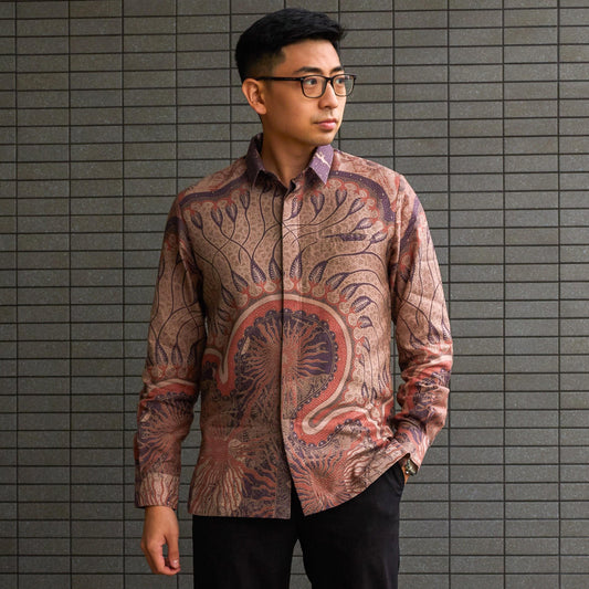 Marbu - Mandalas Kemeja Batik Pria Premium Lengan Panjang