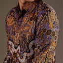Firelac - Mandalas Kemeja Batik Pria Premium Lengan Panjang - Mandalas