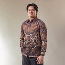 Firelac - Mandalas Premium Men's Long Sleeve Batik Shirt - Mandalas
