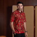 Florida - Mandalas Kemeja Batik Pria Premium Lengan Pendek - Mandalas