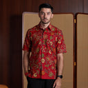 Florida - Mandalas Kemeja Batik Pria Premium Lengan Pendek - Mandalas