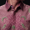 Fusia - Mandalas Kemeja Batik Pria Premium Lengan Panjang - Mandalas