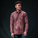 Fusia - Mandalas Kemeja Batik Pria Premium Lengan Panjang - Mandalas