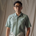 Fusijo - Mandalas Kemeja Batik Pria Premium Lengan Pendek - Mandalas