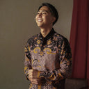 Galbati - Mandalas Kemeja Batik Pria Premium Lengan Panjang - Mandalas