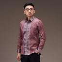 Gandari - Mandalas Kemeja Tenun Pria Songket Handmade Lengan Panjang Premium - Mandalas