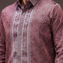 Gandari - Mandalas Kemeja Tenun Pria Songket Handmade Lengan Panjang Premium - Mandalas
