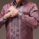 Gandari - Mandalas Kemeja Tenun Pria Songket Handmade Lengan Panjang Premium - Mandalas