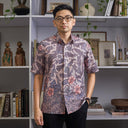 Gantabu - Mandalas Kemeja Batik Pria Premium Lengan Pendek - Mandalas